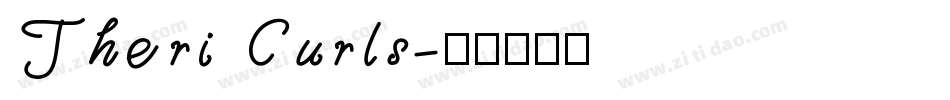Jheri Curls字体转换